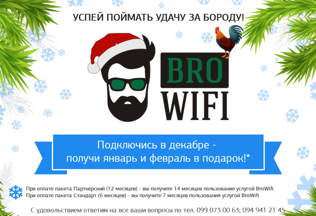 Новогоднее предложение от Bro