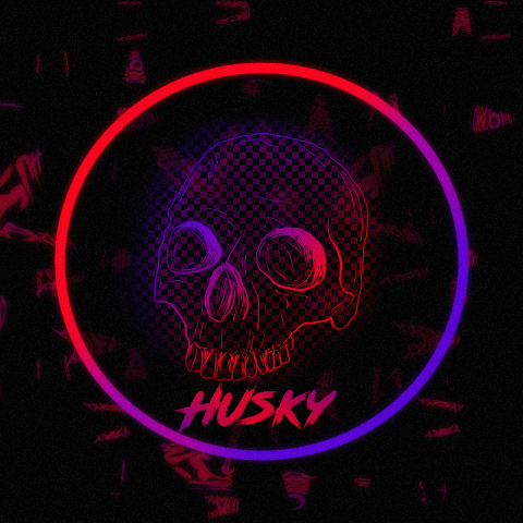 Вариант логотипа "Husky Vape"