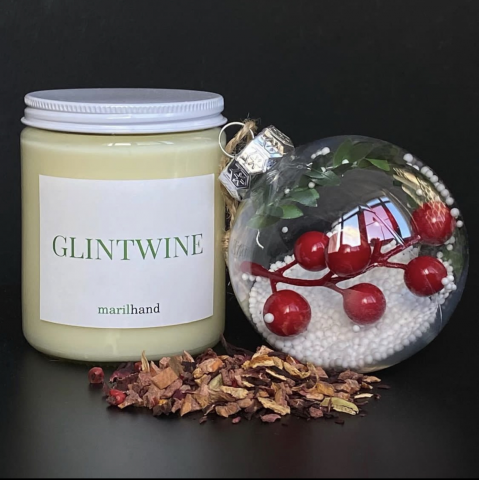 • АРОМАТИЧЕСКАЯ СВЕЧА «GLINTWINE» •