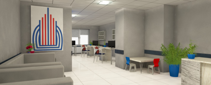 Проект ремонта и дизайна интерьера офиса