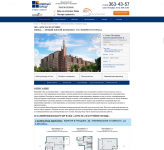 Программирование сайта недвижимости "Дом на излучине Невы"