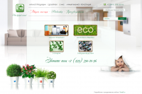 Вёрстка дизайна интернет-магазина LiveEco