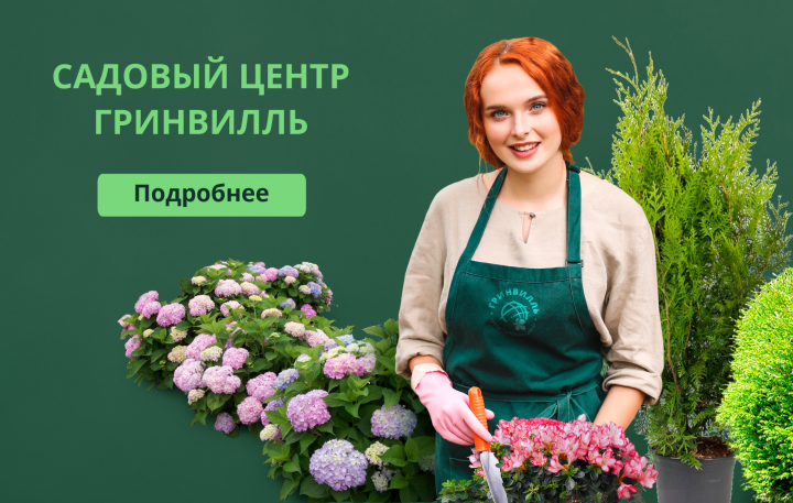 Страница сайта для компании Гринвилль