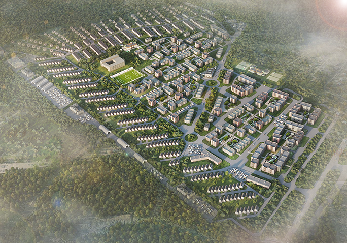 Визуализация мастерплана МКР Кузнечиха (ППТ)