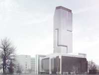 Визуализация офисного здания IT-компании