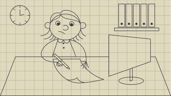 Бухгалтер на рабочем месте