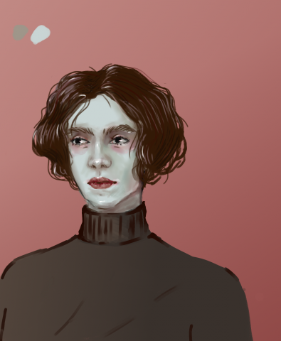 Портрет парня на однотоном фоне