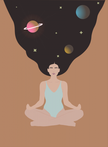 Разработка иллюстраций для астро-гайда