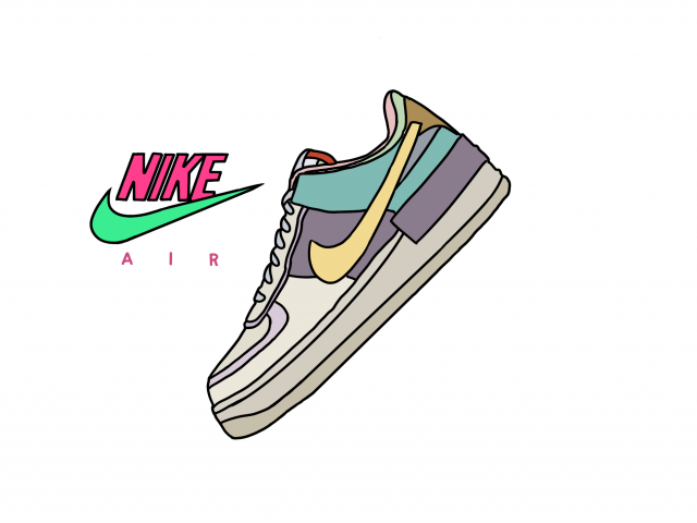 Логотип кроссовок компании Nike