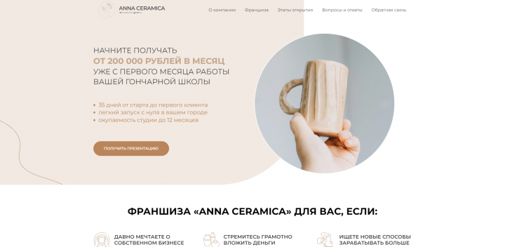 Франшиза "Anna Ceramica"