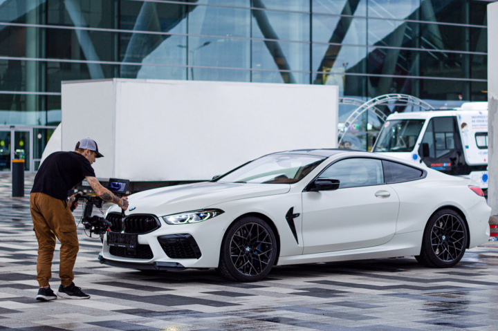 Съемка и монтаж BMW M8 Competiton