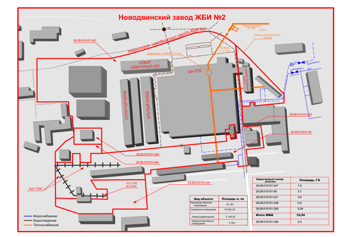 Инфографика с отрисовкой 2ГИС