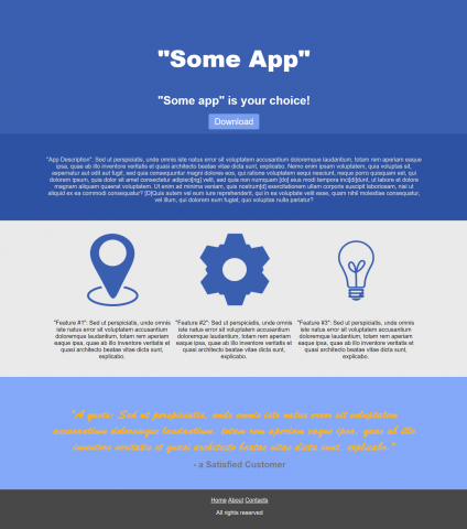 Адаптивный лендинг