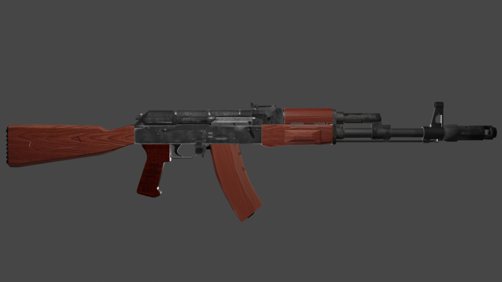 3D модель АК-74