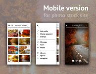 Мобильная версия фотостока