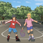 Иллюстрация для Роллер школы