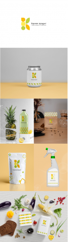 Лого и фирменый стиль для магазина товаров народного потребления