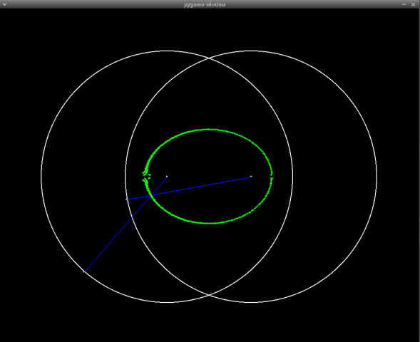 Программа для визуализации интересного геометрического явления