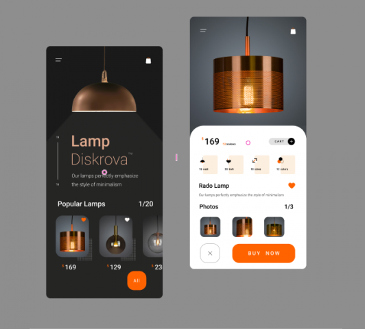 Дизайн приложения с помощью Figma