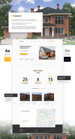 Разработка дизайна сайта Archestroy