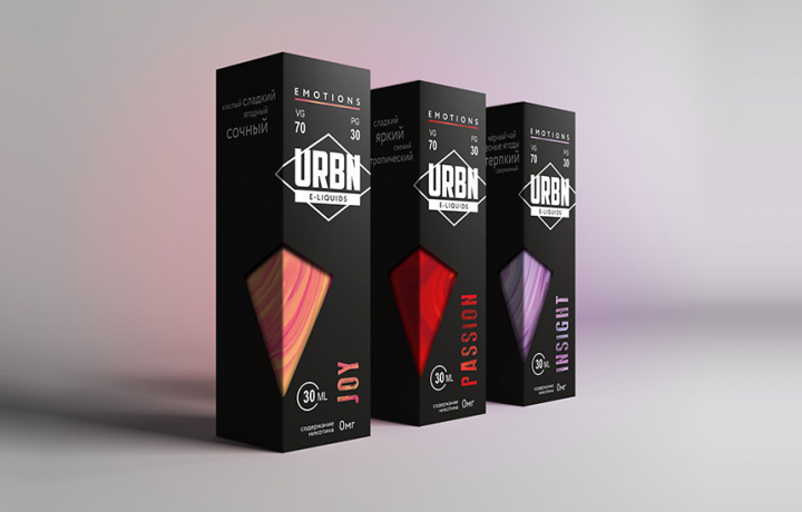 Упаковка жидкостей для вейпа URBN Emotions