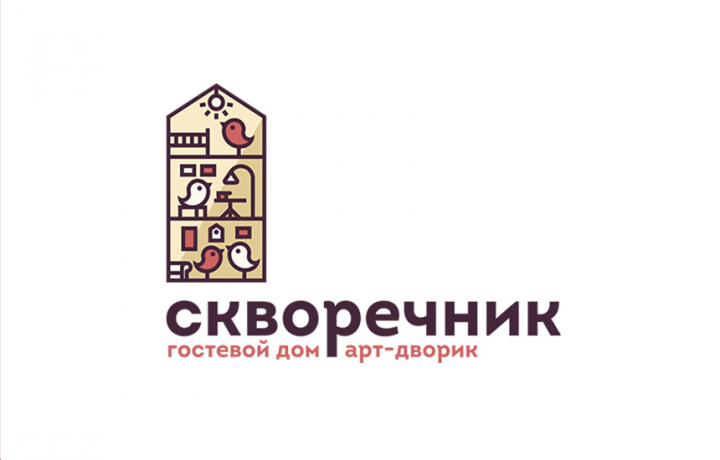 Логотип гостевого дома Скворечник