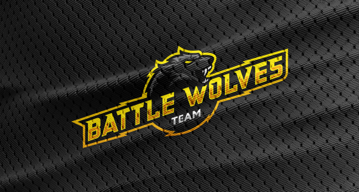 Логотип спортивной команды Battle Wolves