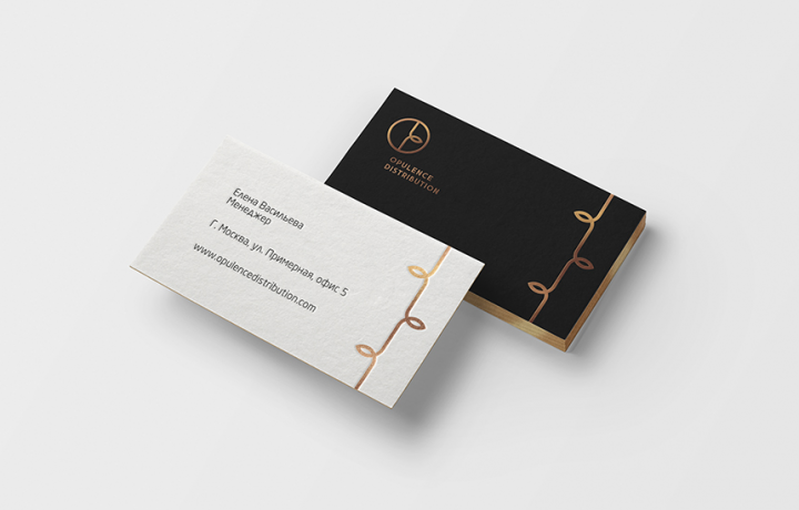 Фирменный стиль Opulence Distribution