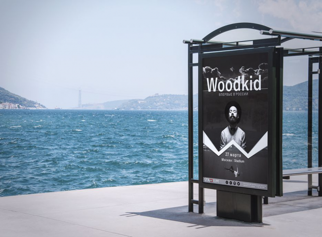 Афиша к концерту Woodkid