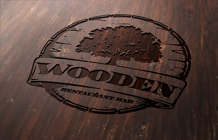 Логотип Wooden restaurant