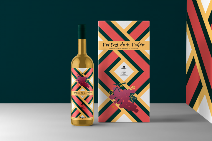 Дизайн упаковки вина Portas de S. Pedro
