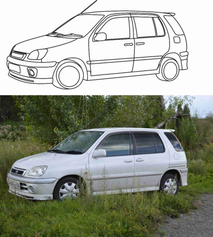 Отрисовка модели по фото