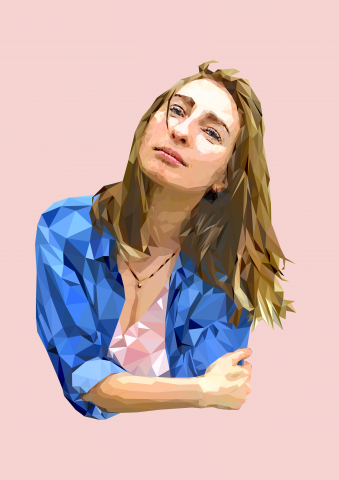 Портрет в Low-Poly