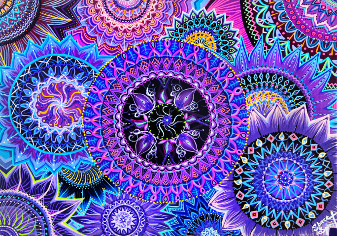 Картина акрилом