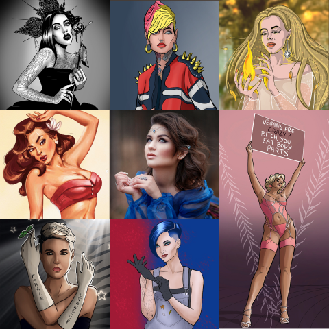 Микс портретов 2021