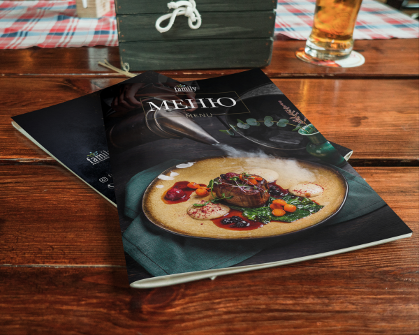 меню для семейного ресторана Family г.Нур-Султан