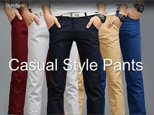 Casual Style Pants