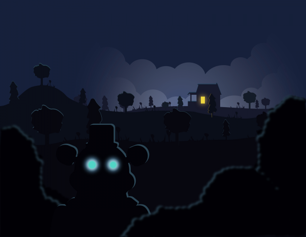 обложка к игре five nights at freddy’s 4