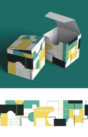 Дизайн коробочки для визиток