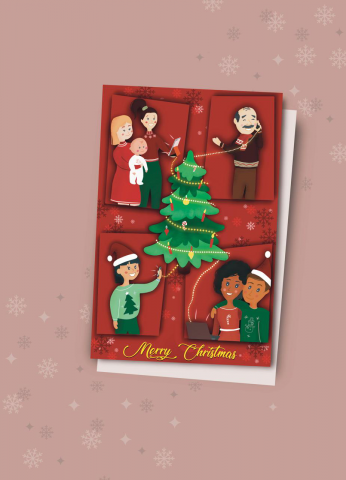 Новогодняя открытка