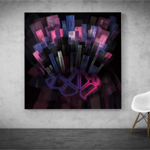 Баннер с логотипом на стену