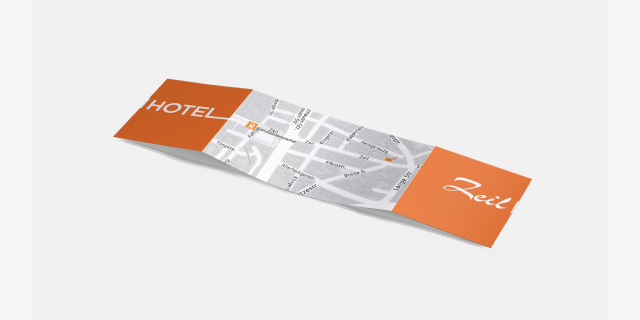 Визитка для отеля «Zeil HOTEL»