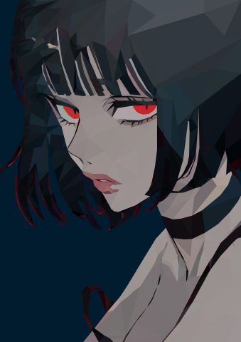 Иллюстрация в стиле low poly