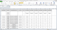 Приготовление таблиц Excel для загрузки продукции через 1C