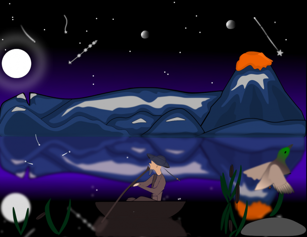 Ночная рыбалка