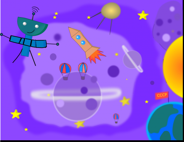 Гагарин в космосе