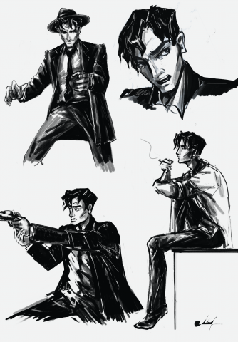 Концепт персонажа для комикса