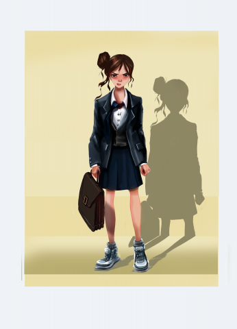 Разработка персонажа для арта