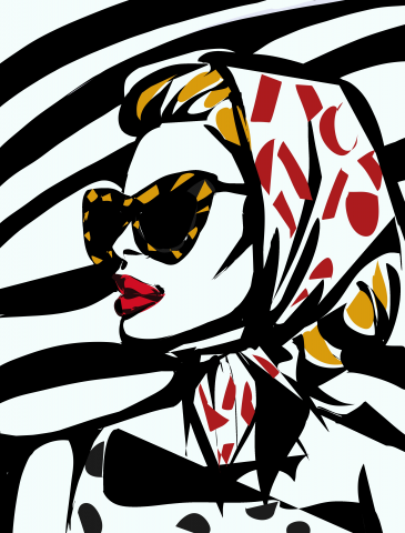 Концепт-арт для модного показа