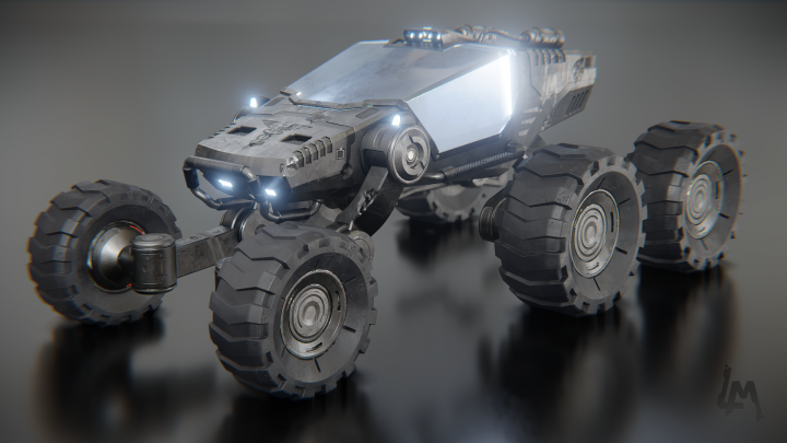 Внедорожник в Sci-Fi стиле